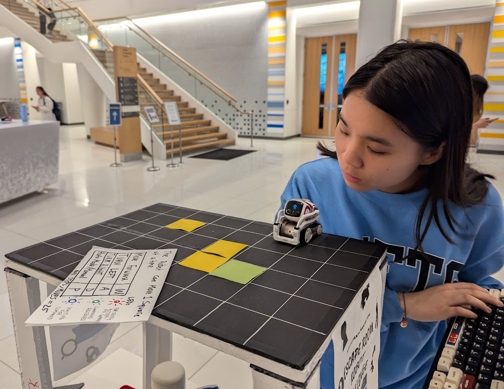 Cozmo robot face display designs testing expressiveness and clarity for HRI